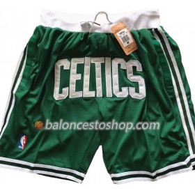 NBA Boston Celtics Pantalones de Bolsillo para Hombre Verde Swingman